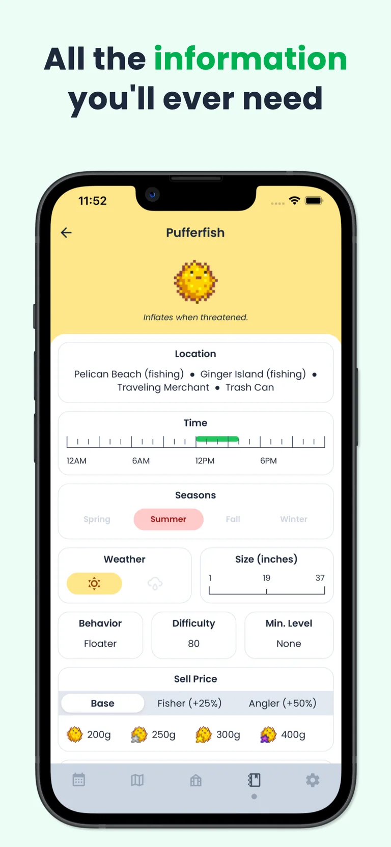 Stardew Valley Tracker app screenshot 2